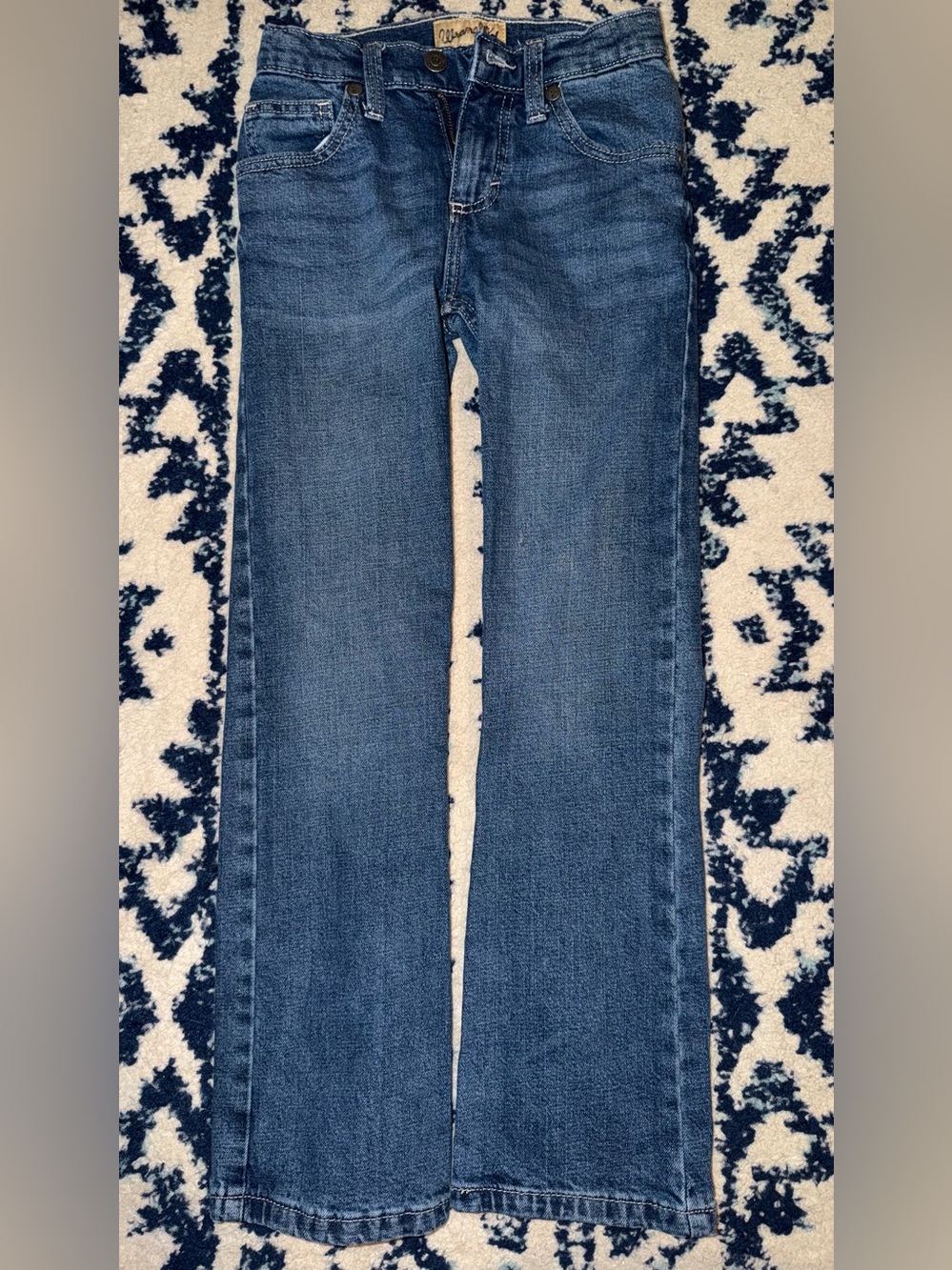 Wrangler 20X denim jeans adjustable waste